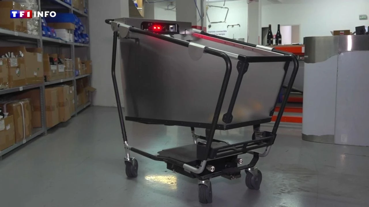 VIDÉO - Intelligence artificielle, caméra... Avec ce chariot made in France, fini les vols en magasins ?