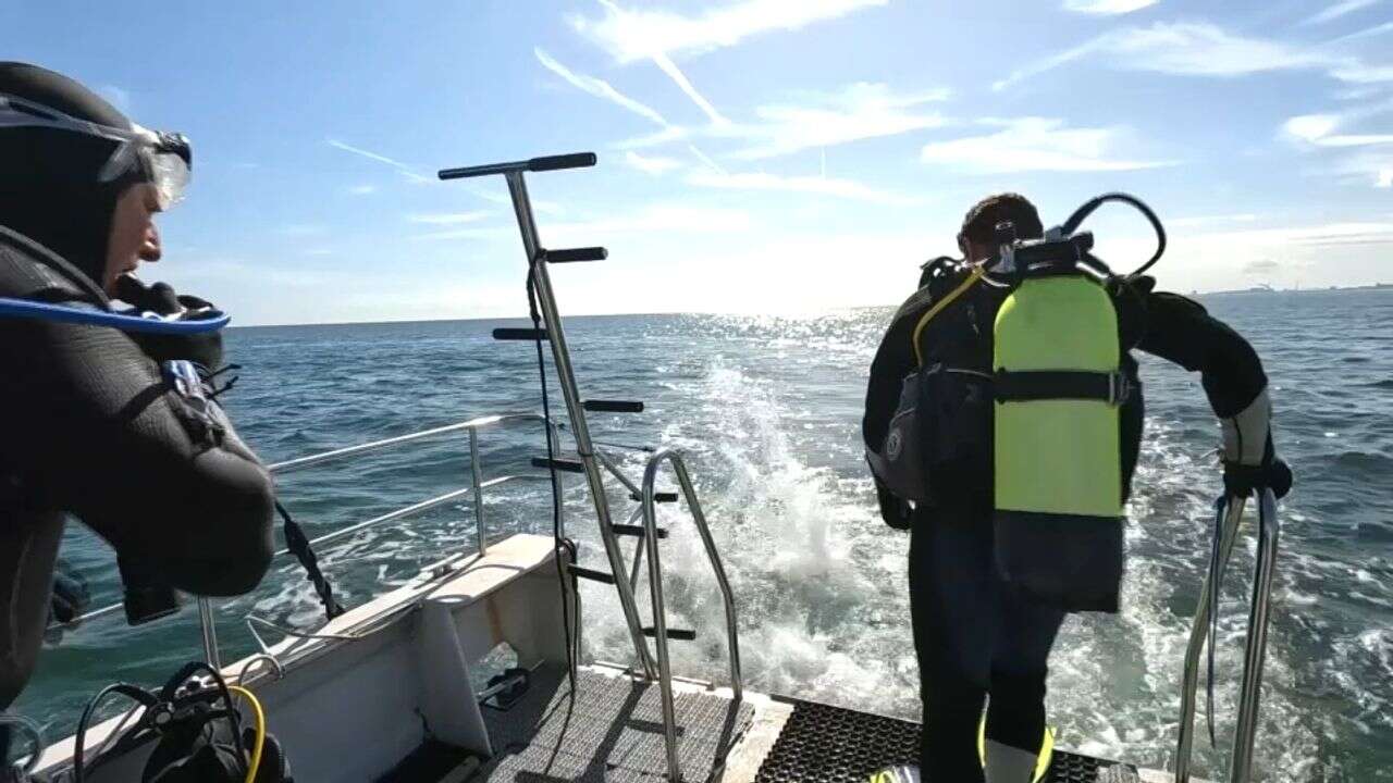 REPORTAGE - Dunkerque : plongée dans l'histoire des deux guerres mondiales, avec les chasseurs d'épaves