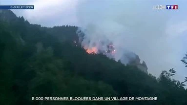 5 000 personnes bloquées dans un village de montagne