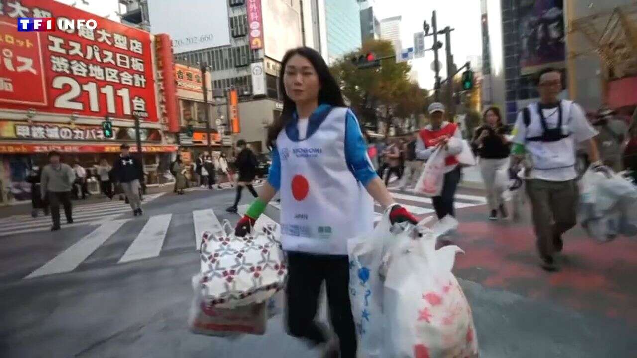 VIDEO - Insolite : les images de la Coupe du monde de... ramassage des déchets au Japon