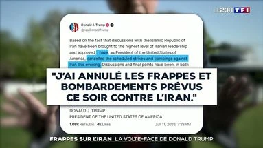 Frappes sur l'Iran : la volte-face de Donald Trump