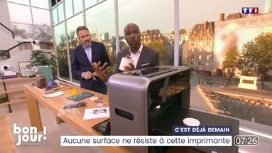 C'est déjà demain : Aucune surface ne résiste à cette imprimante