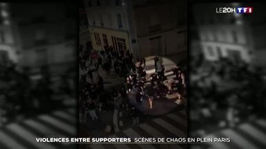 Violences entre supporters : scènes de chaos en plein Paris