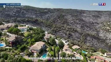 Reprise des feux sur la Costa Brava