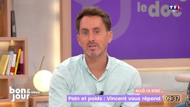 Allô le doc : Pain et poids, gouttes dans l'oeil... Vincent vous répond