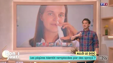 Allô le doc : Les piqûres bientôt remplacées par des sprays ?