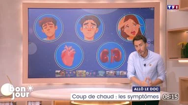 Allô le doc : Coup de chaud, les symptômes