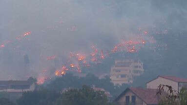 Croatie : les images de Split en proie aux flammes