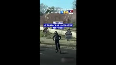 À 100 km/h : le danger des trottinettes débridées