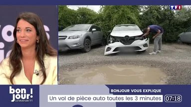 Bonjour vous explique : Un vol de pièce auto toutes les 3 minutes