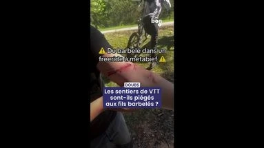 Doubs : les sentiers de VTT sont-ils piégés aux fils barbelés ?