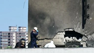 Roumanie : le drone qui s'est écrasé sur un immeuble 