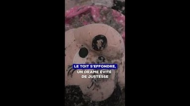 Le plafond s'effondre sur son lit : une fillette échappe à un drame de justesse