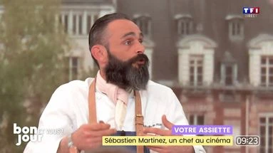 Votre assiette : Sébastien Martinez, un chef au cinéma
