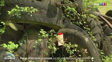 Pneus jetés dans la nature : ils polluent pendant des décennies