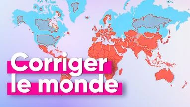 Une pétition réclame de redessiner les cartes du monde, pour agrandir l'Afrique.