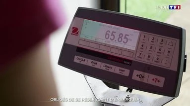 Obligés de se peser avant d'embarquer !