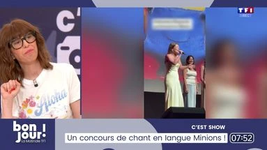 C'est show : Un concours de chant en langue Minions !