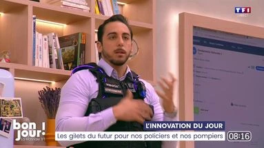 L'innovation du jour : Les gilets du futur pour nos policiers et nos pompiers
