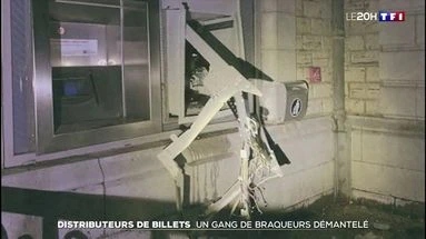 Ils faisaient exploser des distributeurs de billets, un gang de braqueurs démantelé