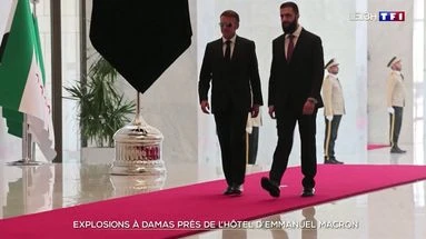 Explosion à Damas près de l'hôtel d'Emmanuel Macron
