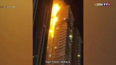 VIDÉO - Dubaï : impressionnant incendie d'un gratte-ciel de 67 étages, aucune victime