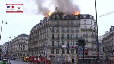 Paris : incendie dans un immeuble près de la gare Saint-Lazare, un blessé léger