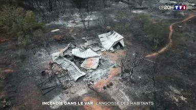 Incendie dans le Var : l'angoisse des habitants