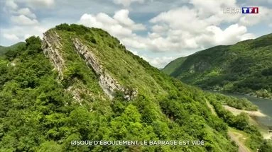 Risque d'éboulement : le barrage est vidé