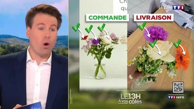 Le bouquet de fleurs livré ne correspond pas à ma commande : que faire ? Le 13H à vos côtés