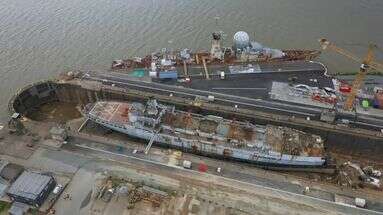 VIDÉO - Déconstruction de navires de guerre : un chantier colossal lancé à Bordeaux