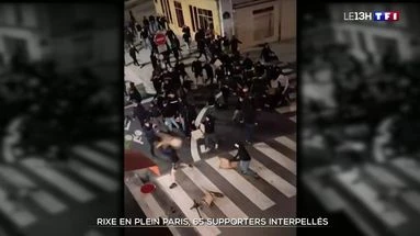 Rixe en plein Paris : 65 supporters interpellés