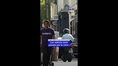 Près de 3 millions d'euros : les voleurs sont passés par la cave !