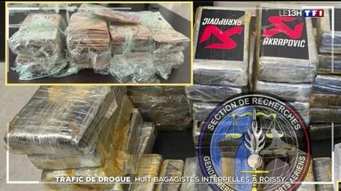 Trafic de drogue : huit bagagistes interpellés à Roissy