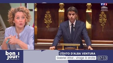 L'édito d'Alba Ventura : Gabriel Attal, virage à droite