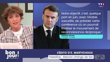 L'édito d'Élizabeth Martichoux : Palestine, Macron change de ton