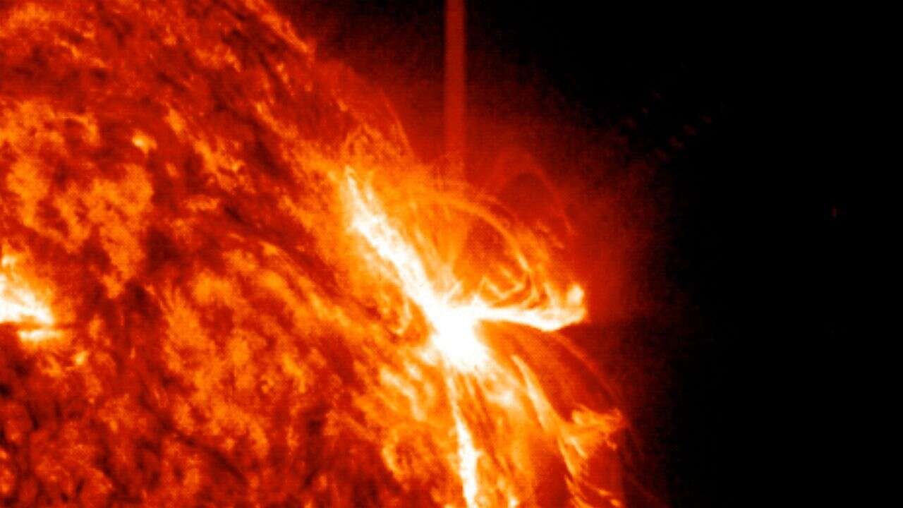 Une impressionnante éruption solaire capturée en images par la Nasa