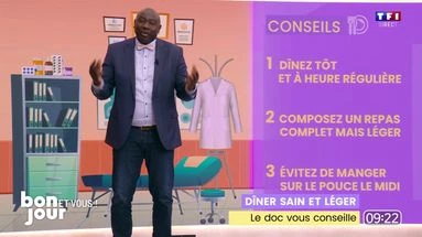 Dîner sain et léger : Le doc vous conseille