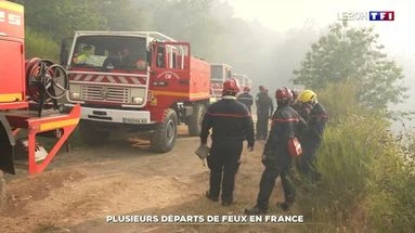 Plusieurs départs de feux en France