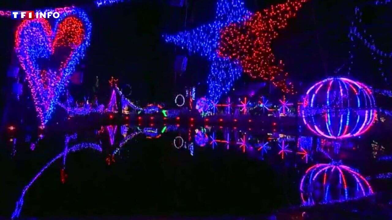 VIDÉO - Noël : cette maison américaine est la plus illuminée au monde