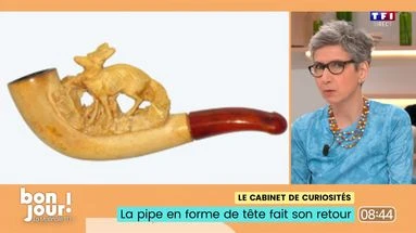 Le cabinet de curiosités : La pipe en forme de tête fait son retour