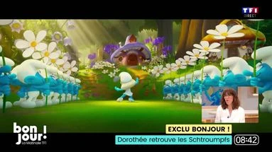 Exclu Bonjour ! : Dorothée retrouve les Schtroumpfs