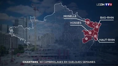 Chantiers : 33 cambriolages en quelques semaines