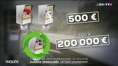 Radars vandalisés : un coût exorbitant