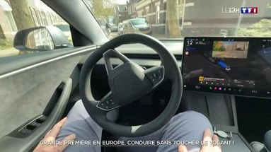 Grande première en Europe : conduire sans toucher le volant !