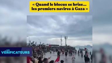 VÉRIF' - La flottille pour Gaza est-elle vraiment arrivée dans l'enclave palestinienne ?