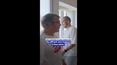 Une surprise pleine d'émotion : ils offrent une maison à leur père !
