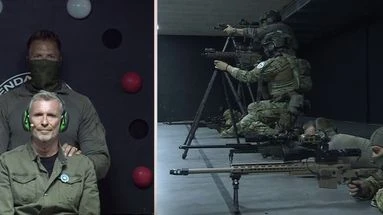 14-Juillet : les images de Denis Brogniart se faisant tirer dessus par le GIGN