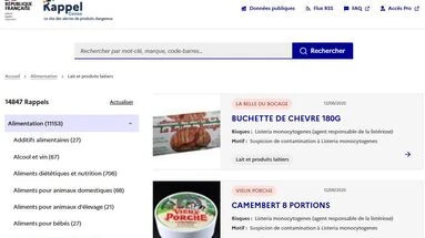 Rappel massif de fromages : un 
