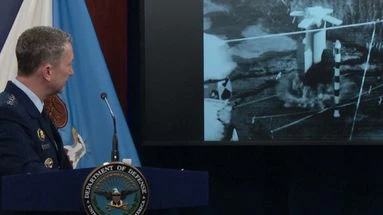 L'armée américaine diffuse le moment où la bombe 